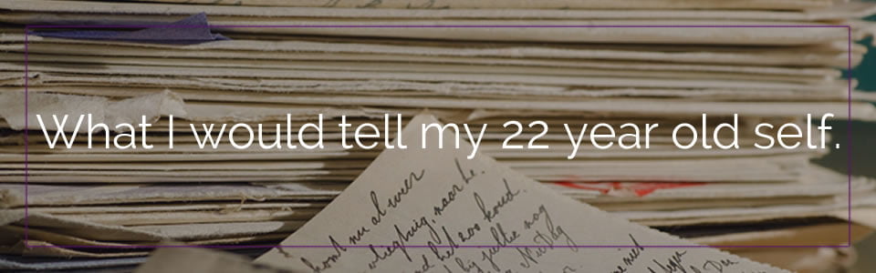 Letter to my younger self